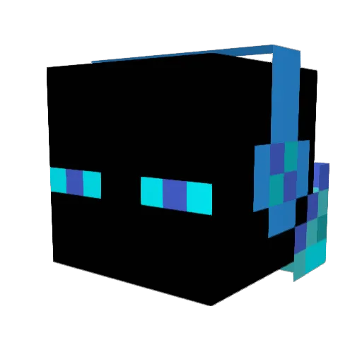 heldlar Minecraft avatar head, 3D render