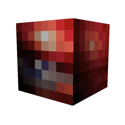 heldmor Minecraft avatar head, 3D render