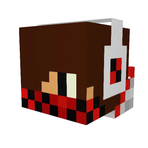 helemjay Minecraft avatar head, 3D render