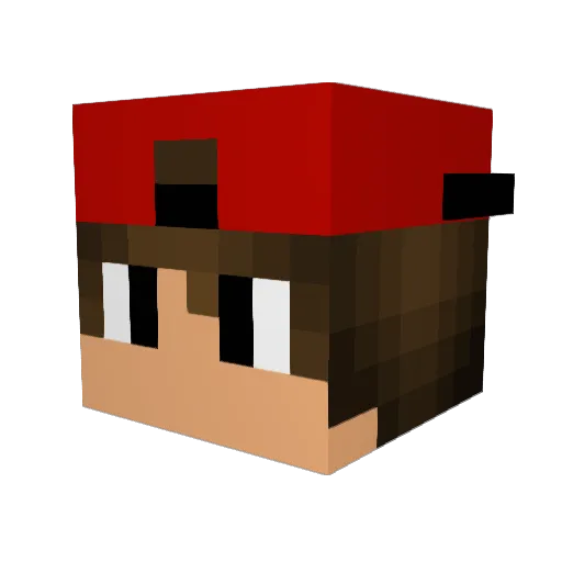 heliattack123 Minecraft avatar head, 3D render