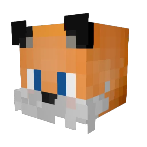 helicopterella Minecraft avatar head, 3D render