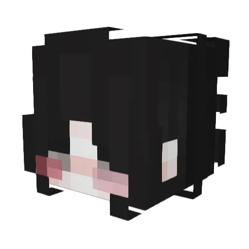 helioshine Minecraft avatar head, 3D render