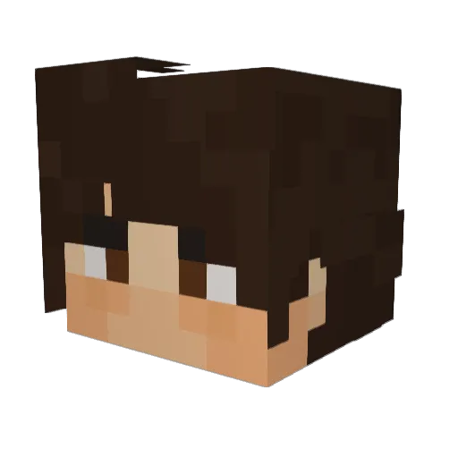 heliumliam Minecraft avatar head, 3D render