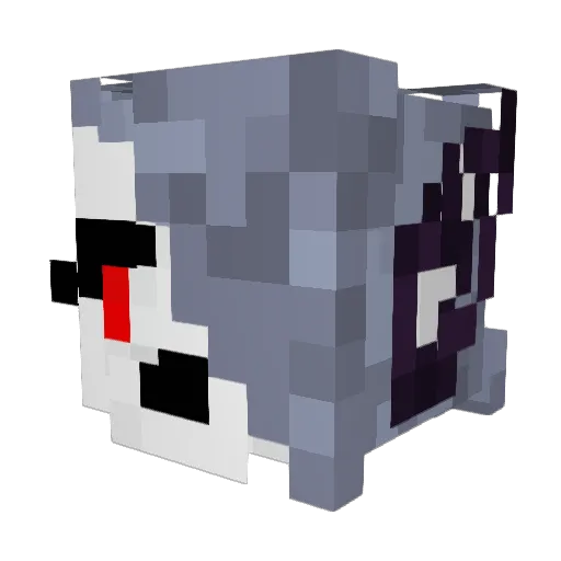 helixsquared Minecraft avatar head, 3D render