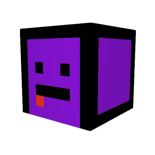 hellboyminaj Minecraft avatar head, 3D render