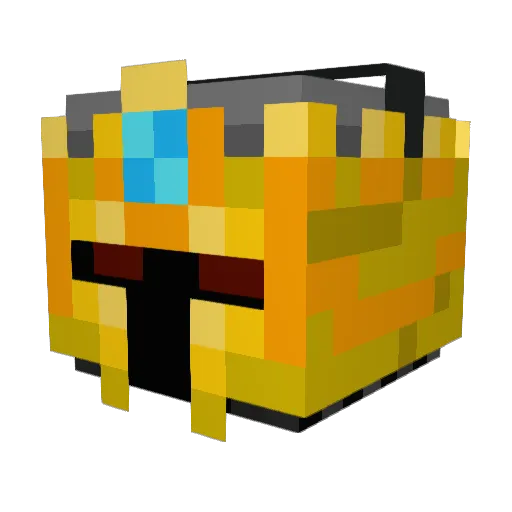 helldowg Minecraft avatar head, 3D render