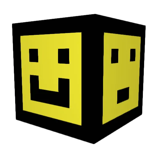 hellhamster Minecraft avatar head, 3D render