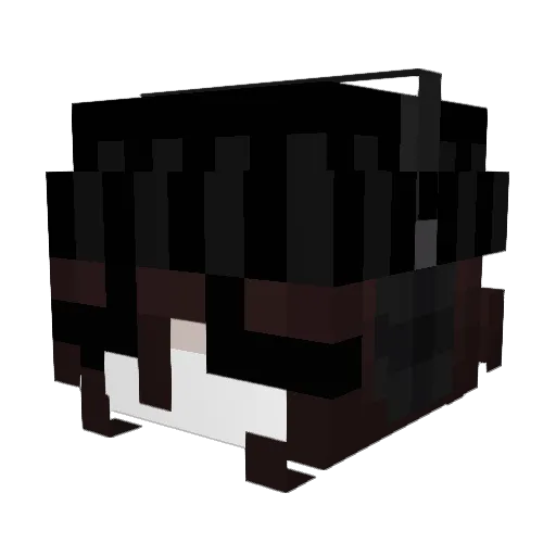hellharmony Minecraft avatar head, 3D render