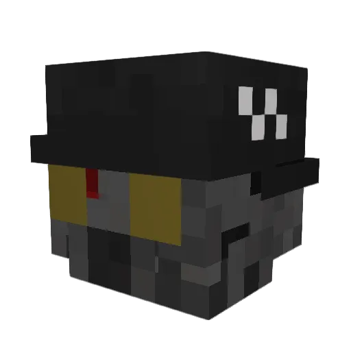 hellhound131313 Minecraft avatar head, 3D render