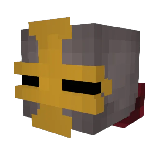 helllomee Minecraft avatar head, 3D render