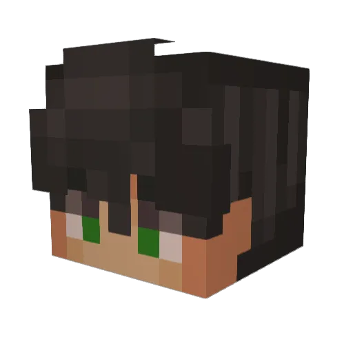 hellmannV2 Minecraft avatar head, 3D render