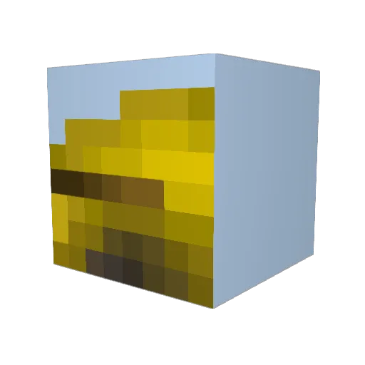 hello12345678901 Minecraft avatar head, 3D render