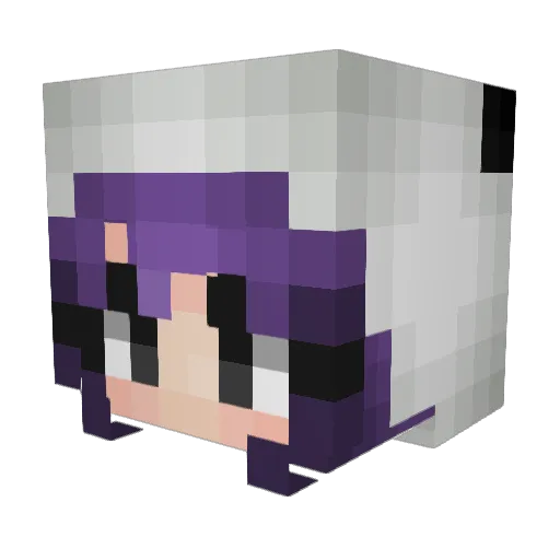 hello16945 Minecraft avatar head, 3D render