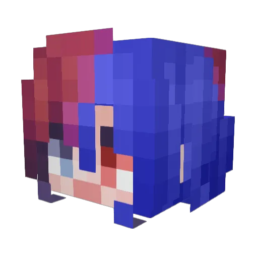 hello_craft Minecraft avatar head, 3D render