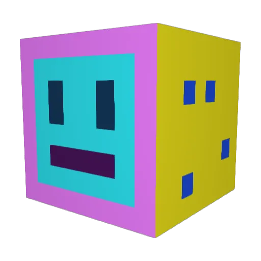 hellodearsir Minecraft avatar head, 3D render