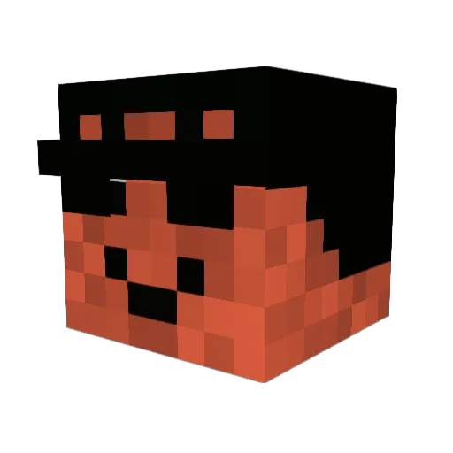 hellofthedevil Minecraft avatar head, 3D render