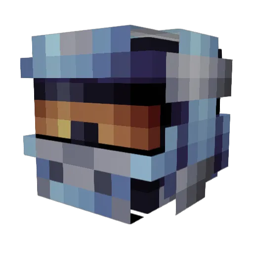 hellogoodbye1234 Minecraft avatar head, 3D render