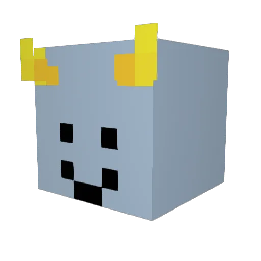 hellohello000 Minecraft avatar head, 3D render
