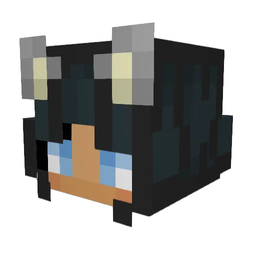helloiamme1 Minecraft avatar head, 3D render