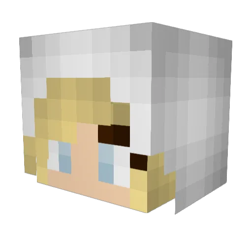 hellokitty1024 Minecraft avatar head, 3D render