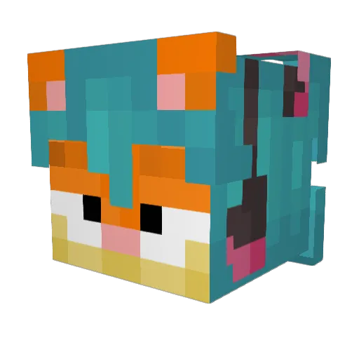 hellokittyfan13 Minecraft avatar head, 3D render