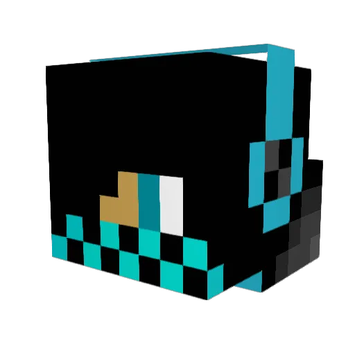 helloman9 Minecraft avatar head, 3D render