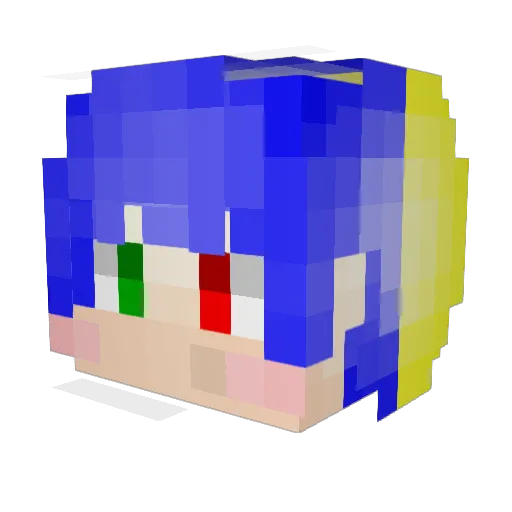 hellomello11 Minecraft avatar head, 3D render