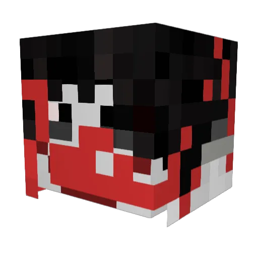 hellomineer Minecraft avatar head, 3D render
