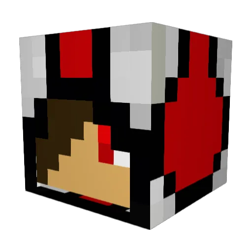 helloroxy66 Minecraft avatar head, 3D render