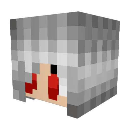 hellosquishy Minecraft avatar head, 3D render