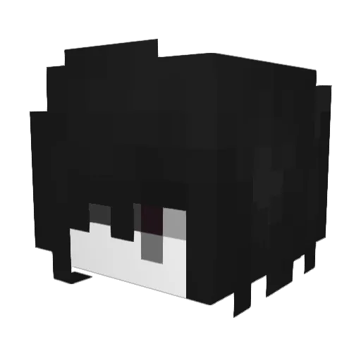 hellotochyeiei Minecraft avatar head, 3D render