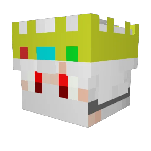 hellrabbit03 Minecraft avatar head, 3D render