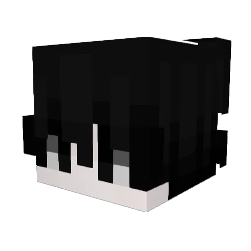 hellsinho Minecraft avatar head, 3D render
