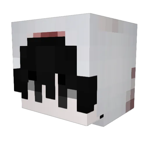 hellstaresa Minecraft avatar head, 3D render