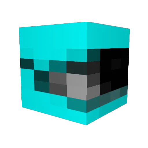 hellstruckedz Minecraft avatar head, 3D render