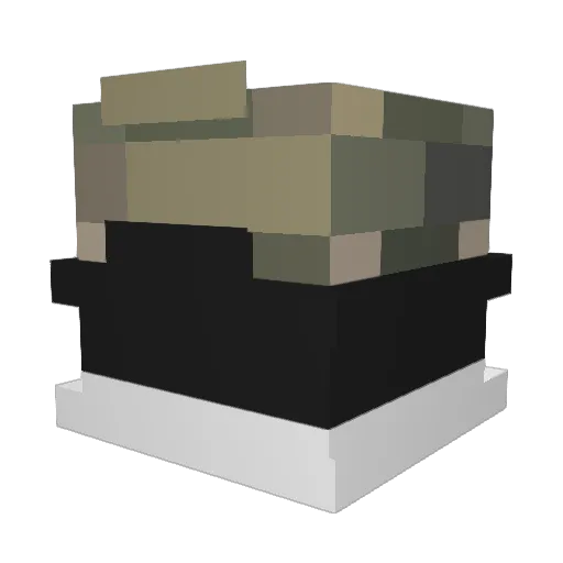 hellstruckedz Minecraft avatar head, 3D render