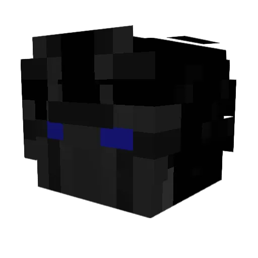 hellwrddd Minecraft avatar head, 3D render