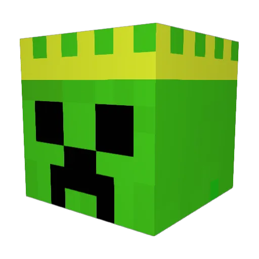 hellyou2 Minecraft avatar head, 3D render