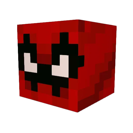 hellzminion Minecraft avatar head, 3D render