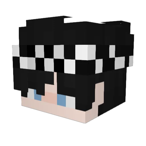 helyan Minecraft avatar head, 3D render