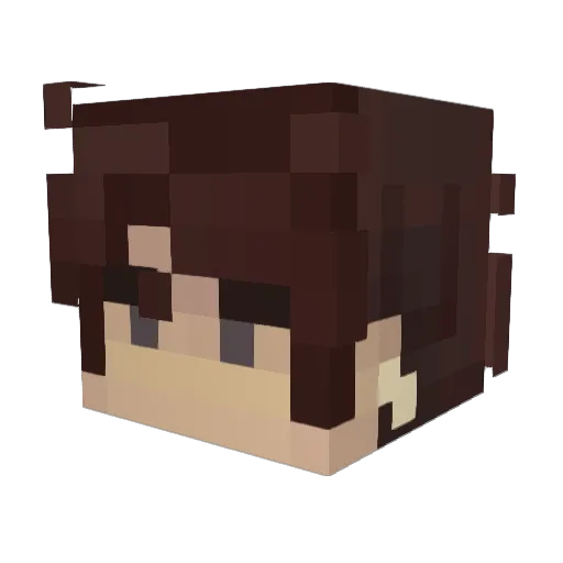 hemann6 Minecraft avatar head, 3D render