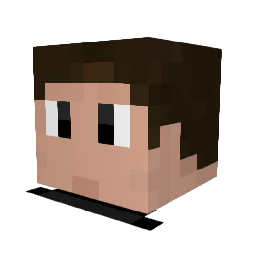 hembee Minecraft avatar head, 3D render