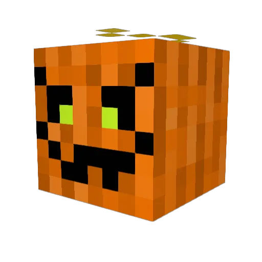 hemphogs Minecraft avatar head, 3D render