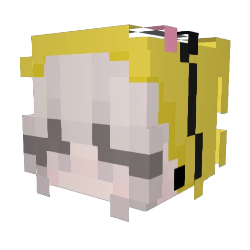 hemppis22 Minecraft avatar head, 3D render