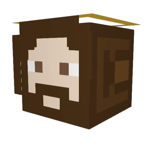 hemtaka Minecraft avatar head, 3D render