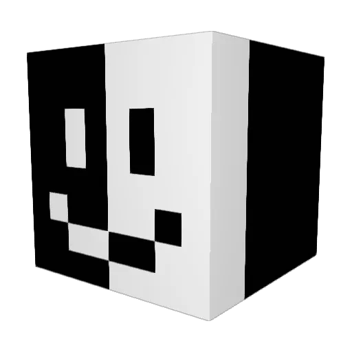 hen99 Minecraft avatar head, 3D render