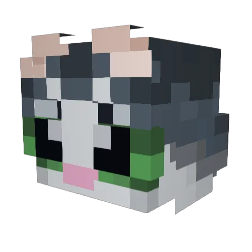 henandtai Minecraft avatar head, 3D render