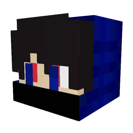 hendrik19 Minecraft avatar head, 3D render