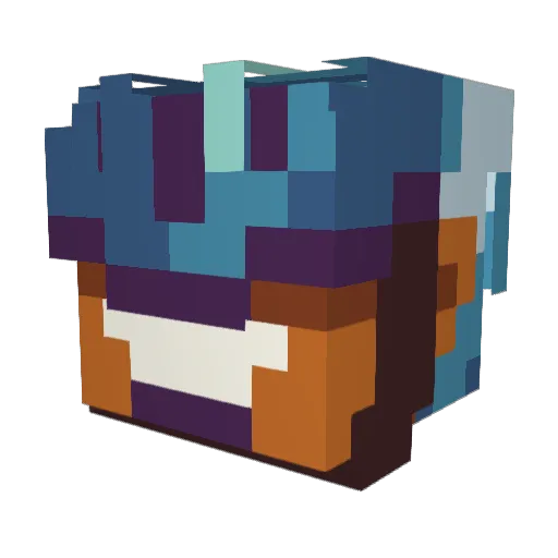 hendrix300 Minecraft avatar head, 3D render