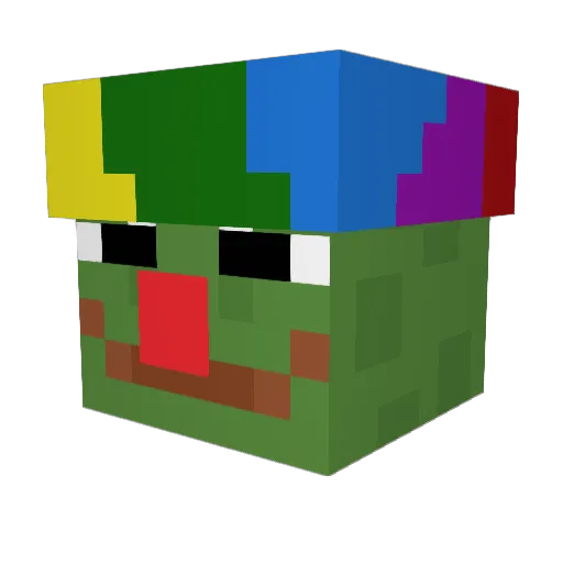 henerisbea Minecraft avatar head, 3D render